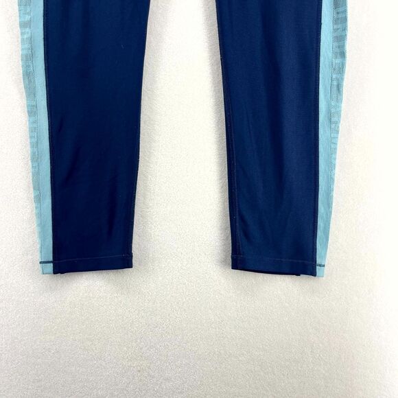 Under Armour Blue Capri Athletic Leggings‎ Ladies Size L Heatgear - Picture 6 of 10